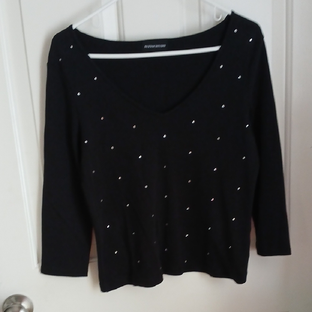 Sutton Studio Elegant Black Top